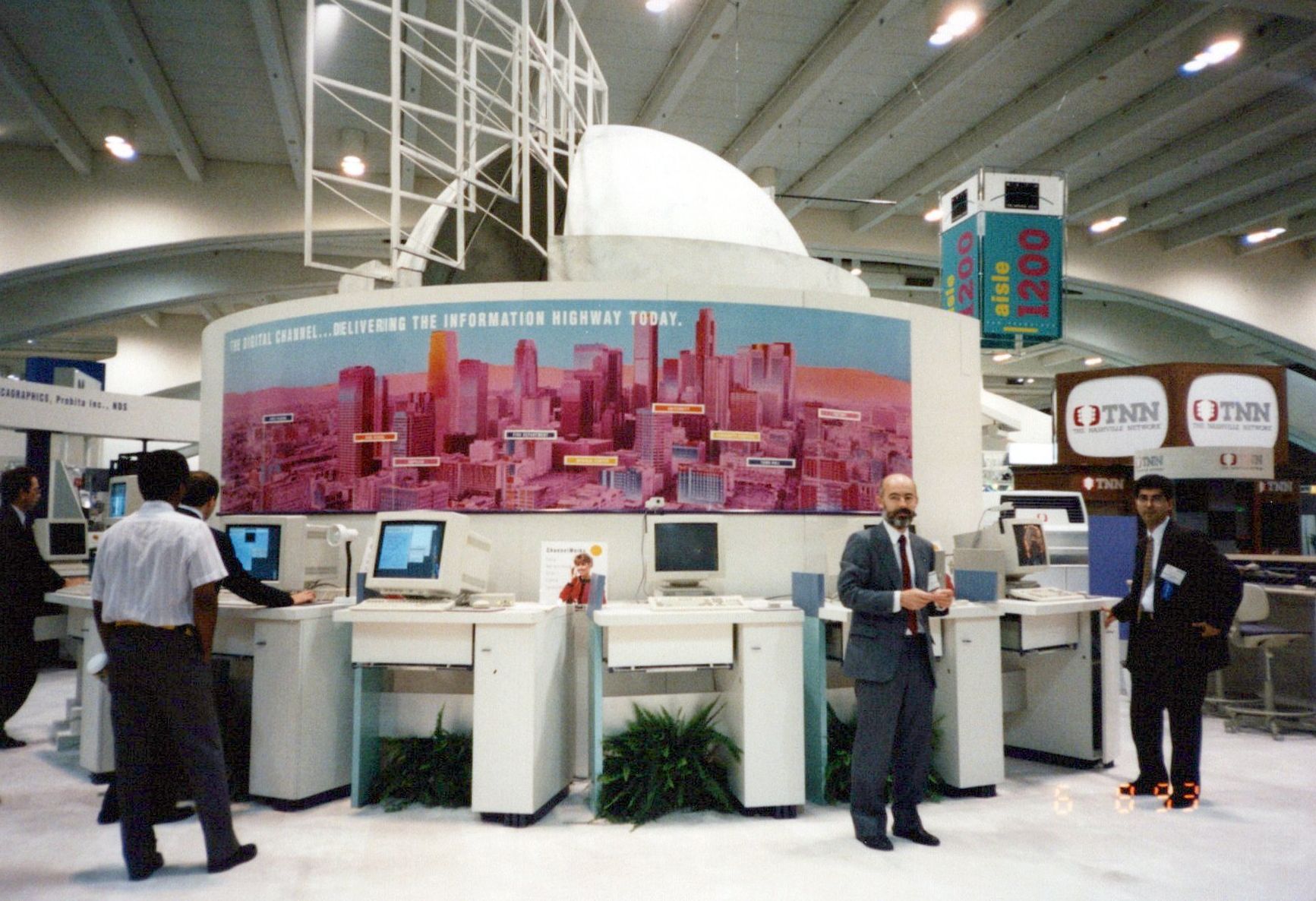 Rouzbeh Yassini - LANcity booth 1993