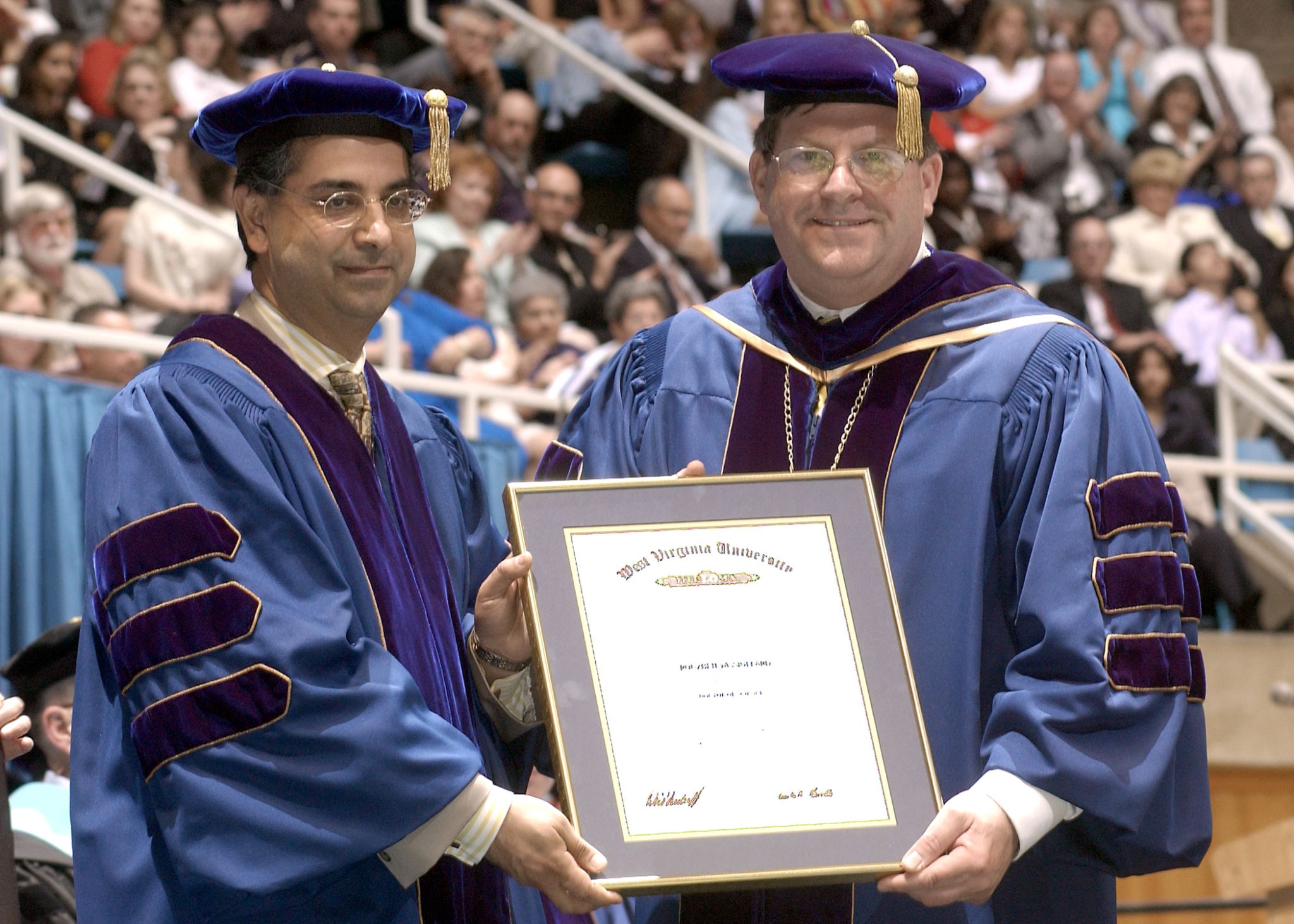 Rouzbeh Yassini WVU Honarary Ph.D. 