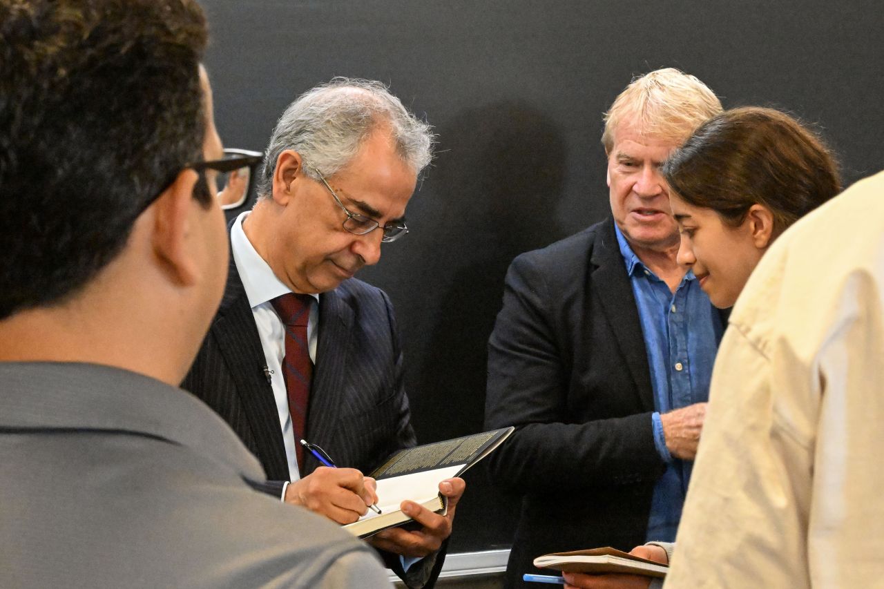 Rouzbeh Yassini Fard Signs 'The Accidental Network' at WVU